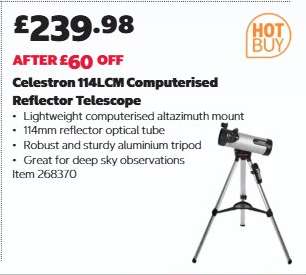Celestron 114LCM Computerised Reflector Telescope