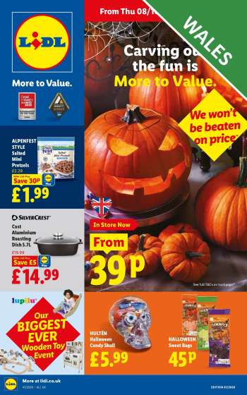 Lidl offer  - 08/10/2026 - 14/10/2026.