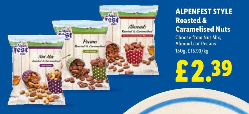 ALPENFEST STYLE Roasted & Caramelised Nuts