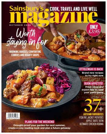 Sainsbury's offer  - 01/10/2026 - 31/10/2026.