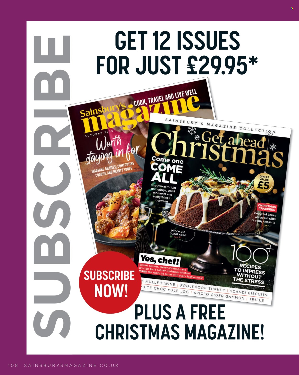 Sainsbury's offer - 01/10/2026 - 31/10/2026. Page 108