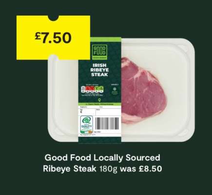 Good Food Locally Sourced Ribeye Steak