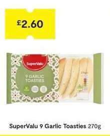 SuperValu 9 Garlic Toasties 270g