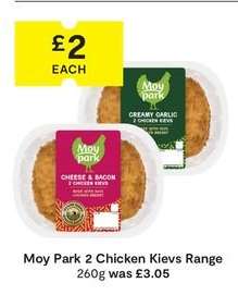 Moy Park 2 Chicken Kievs Range