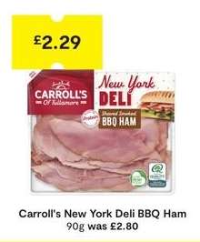 Carroll's New York Deli BBQ Ham