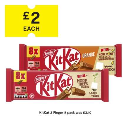 KitKat 2 Finger 8 pack