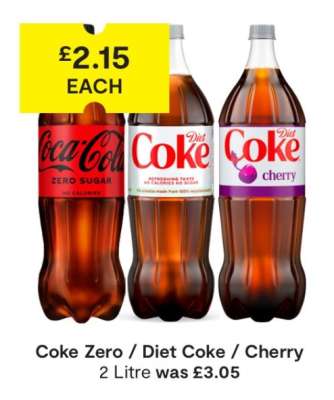 Coke Zero / Diet Coke / Cherry