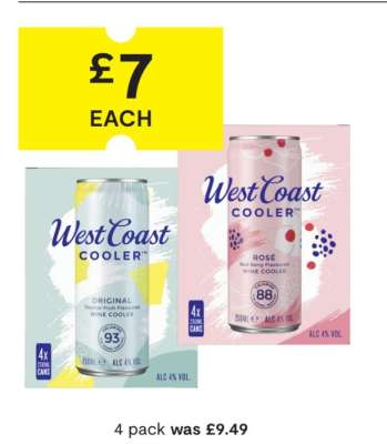West Coast Cooler 4 pack