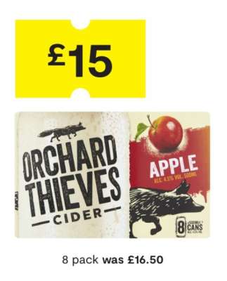 Orchard Thieves Cider Apple 8 pack