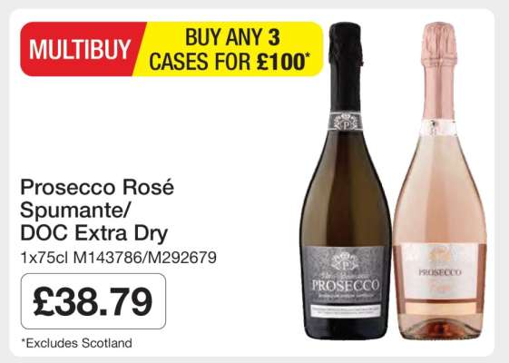 Prosecco Rosé Spumante DOC Extra Dry