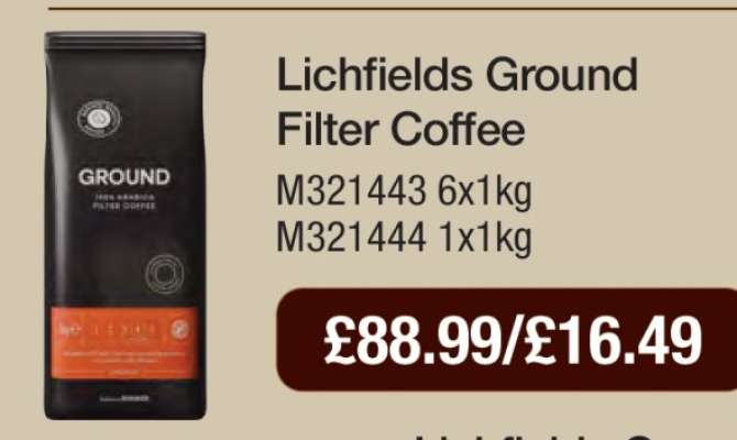 Lichfields Ground Filter Coffee