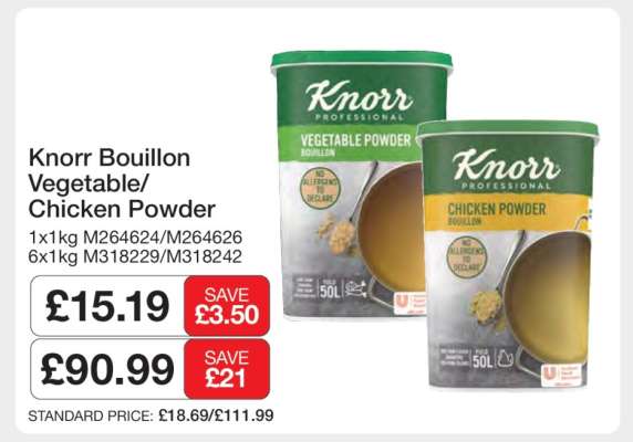 Knorr Bouillon Vegetable/Chicken Powder