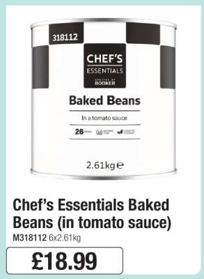 Chef’s Essentials Baked Beans in Tomato Sauce
