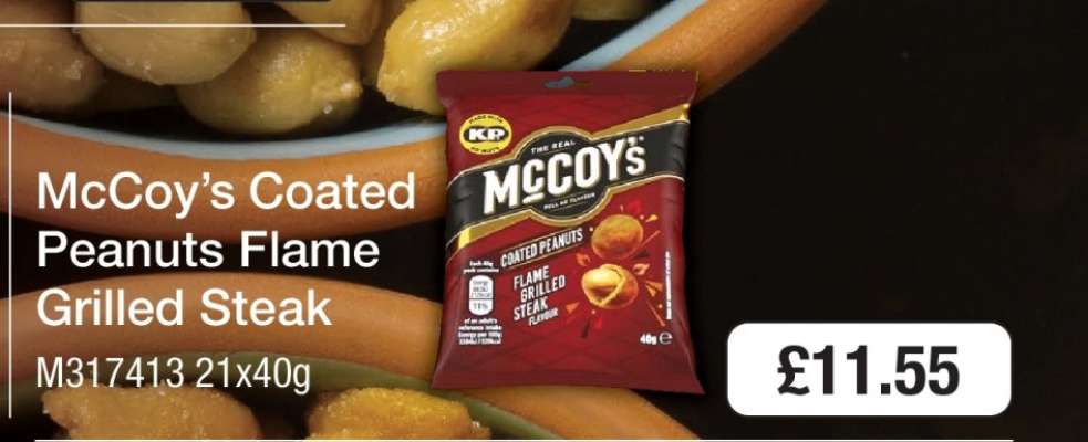 McCoy's Coated Peanuts Flame Grilled Steak