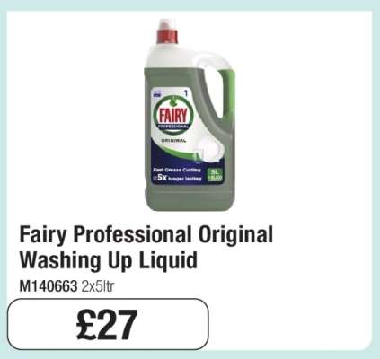 Fairy Professional Original Washing Up Liquid