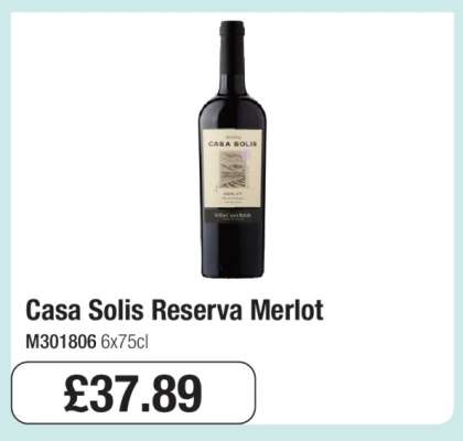Casa Solis Reserva Merlot