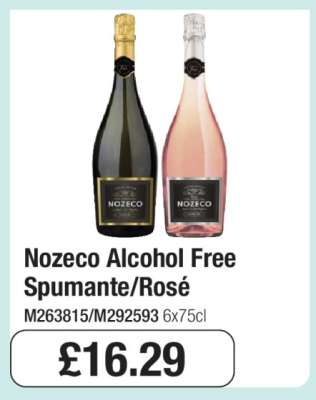 Nozeco Alcohol Free Spumante/Rosé
