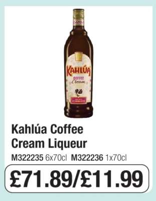 Kahlúa Coffee Cream Liqueur