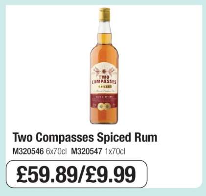 Two Compasses Spiced Rum