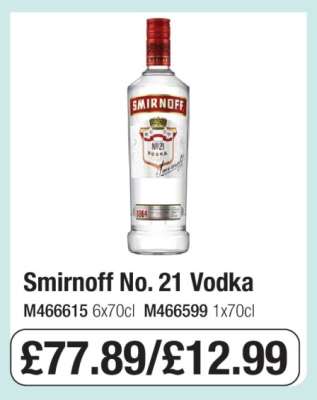 Smirnoff No.21 Vodka