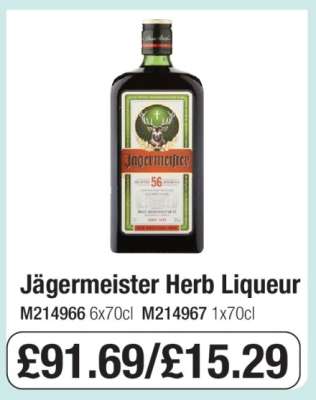 Jagermeister Herb Liqueur