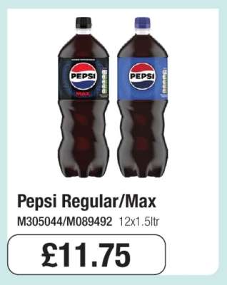Pepsi Regular/Max