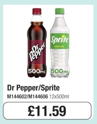 Dr Pepper/Sprite