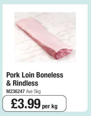 Pork Loin Boneless & Rindless