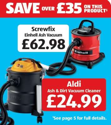 Aldi Ash & Dirt Vacuum Cleaner
