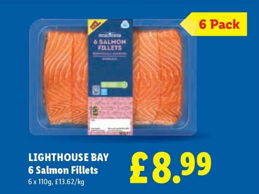 LIGHTHOUSE BAY 6 Salmon Fillets
