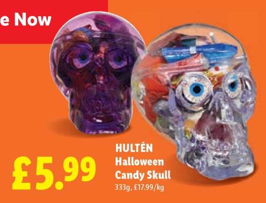 HULTÉN Halloween Candy Skull
