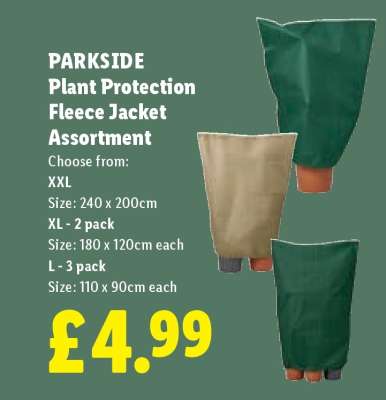 PARKSIDE Plant Protection Fleece Jacket Assortment