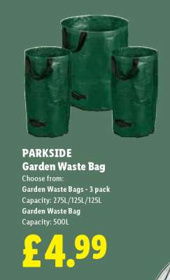 Parkside Garden Waste Bag