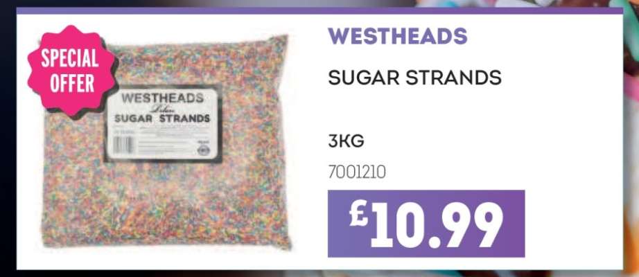 WESTHEADS SUGAR STRANDS