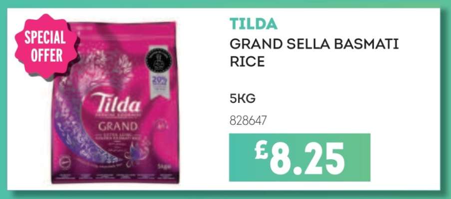 TILDA GRAND SELLA BASMATI RICE