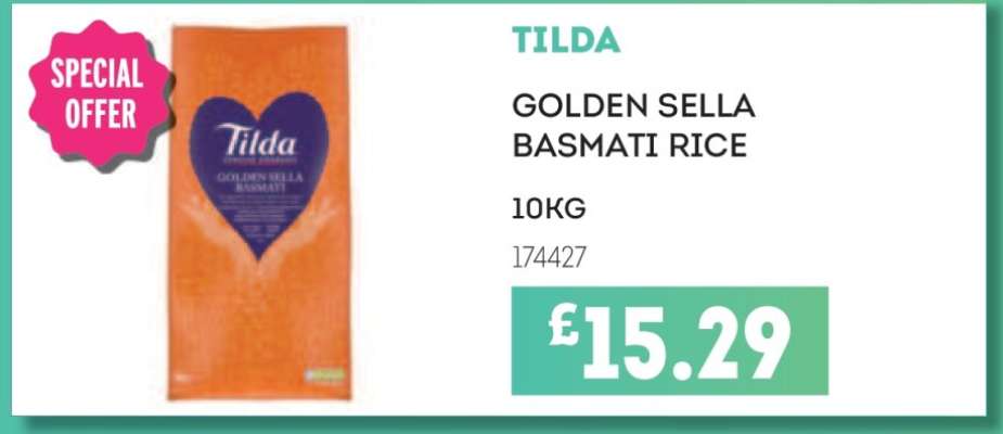 TILDA GOLDEN SELLA BASMATI RICE