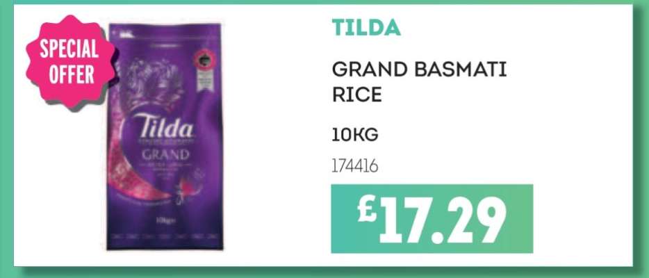 TILDA GRAND BASMATI RICE
