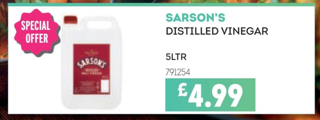 SARSON'S DISTILLED VINEGAR