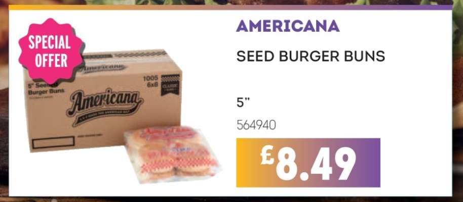 Americana Seed Burger Buns