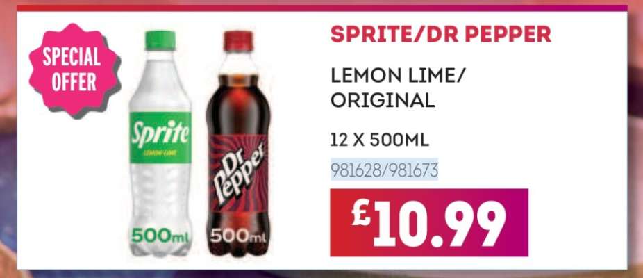 SPRITE/DR PEPPER