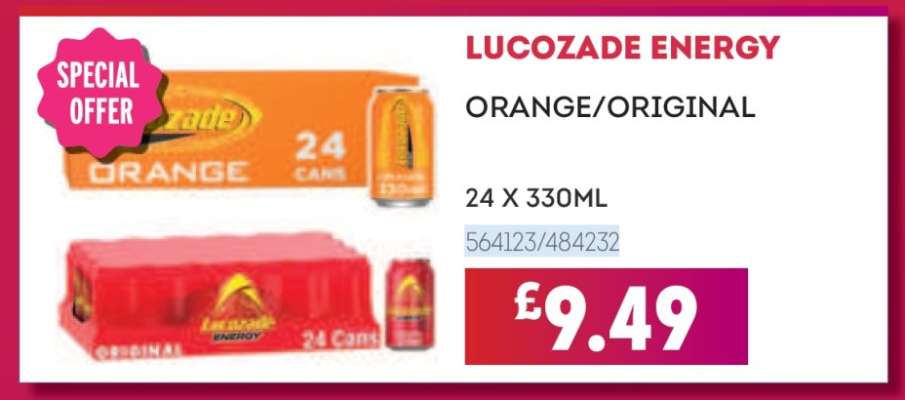 LUCOZADE ENERGY