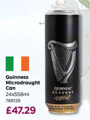 Guinness Microdraught Can