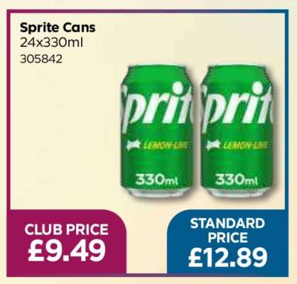 Sprite Cans