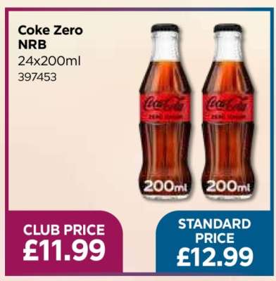 Coke Zero NRB
