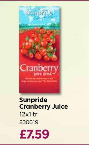 Sunpride Cranberry Juice