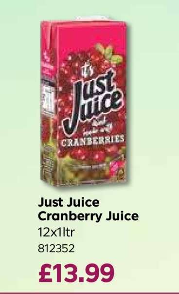 Just Juice Cranberry Juice