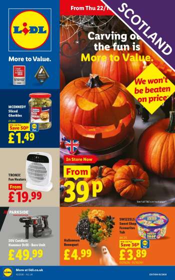 Lidl offer  - 22/10/2026 - 28/10/2026.