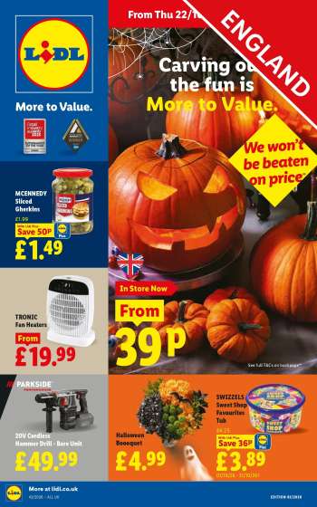 Lidl offer  - 22/10/2026 - 28/10/2026.