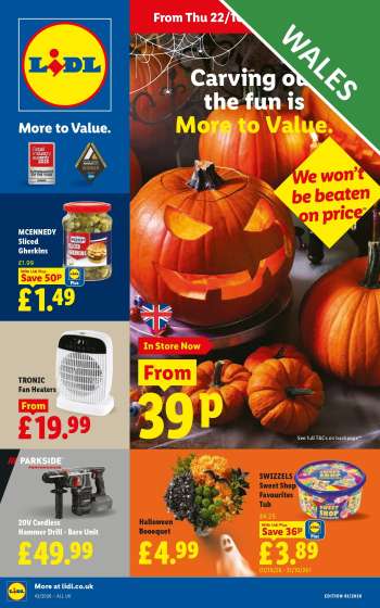Lidl offer  - 22/10/2026 - 28/10/2026.