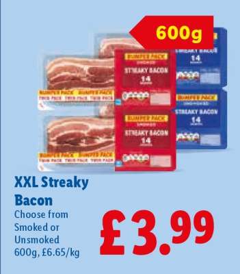 XXL Streaky Bacon